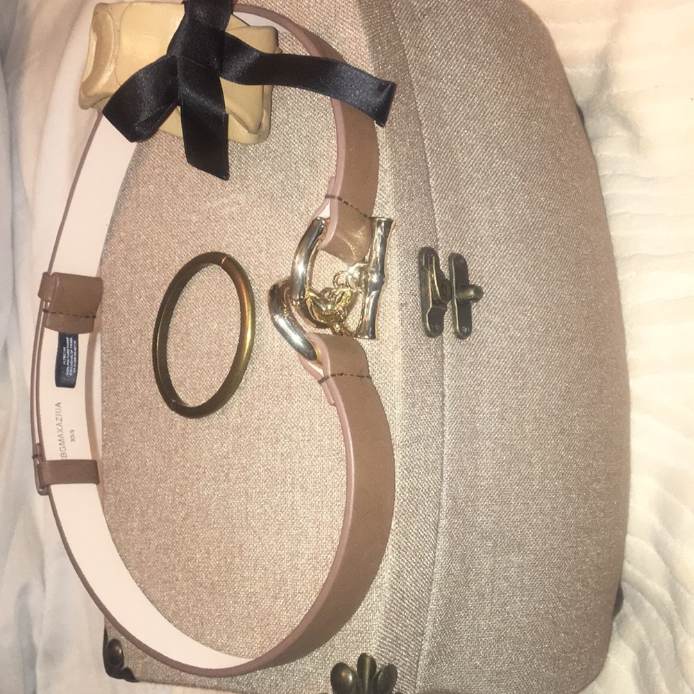 St. John bracelet and Marni leather bracelet